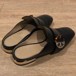 Tory Burch Sidney Leather Mules size 5.5